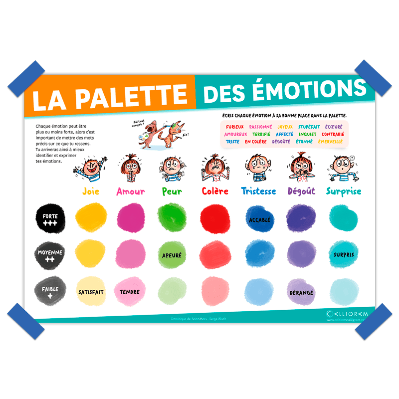 Affiche La palette des émotions